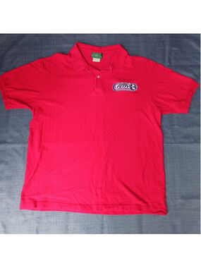 Vintage Richard Petty Driving Experience Red Polo Shirt Large